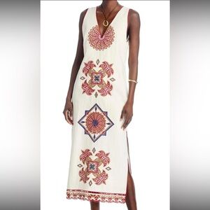 Farm Rio Marys Tiles Dress